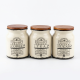 Porcelain Jar Set - 3 Pcs